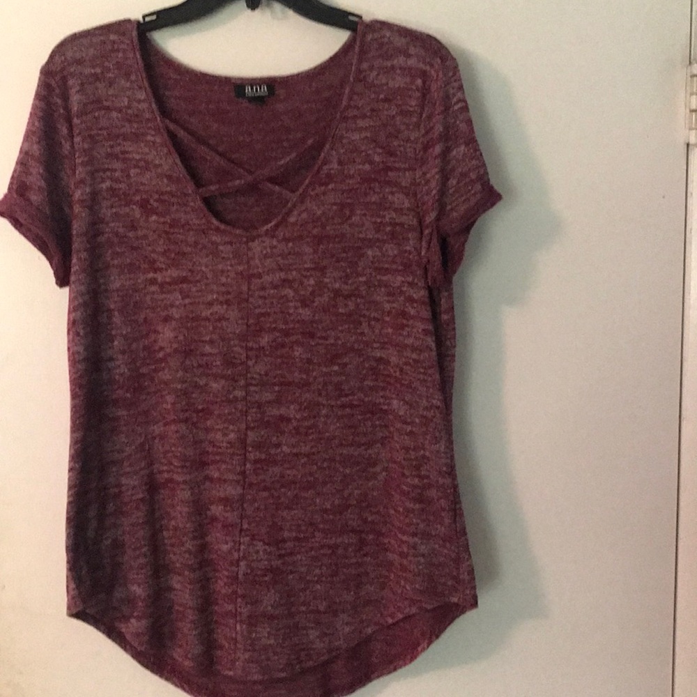 Red blouse